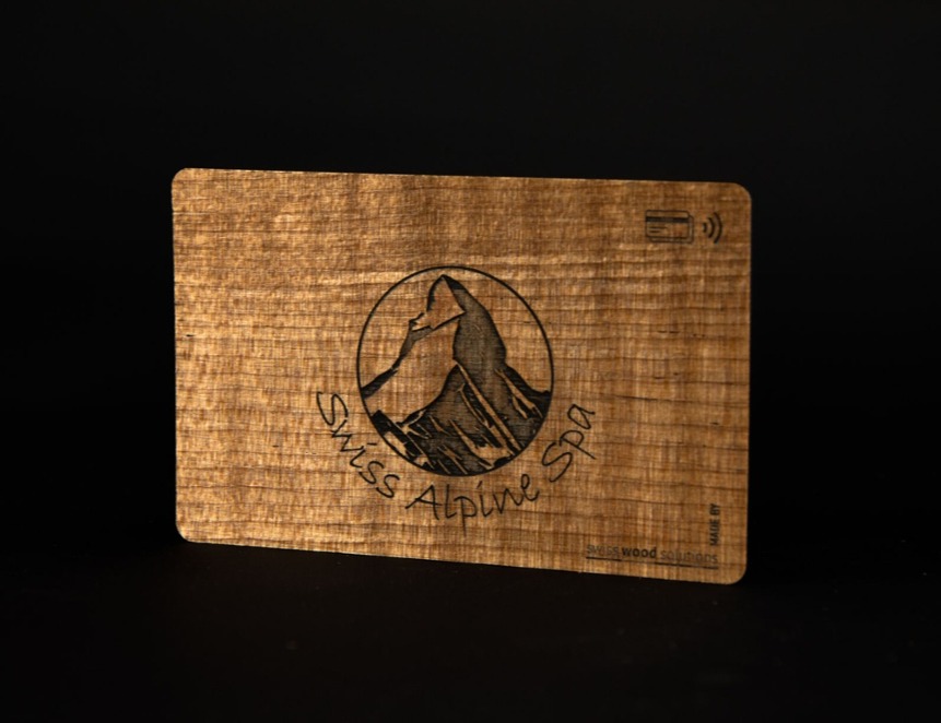 Zutrittskarte aus Holz - Wooden Access Card - Swiss Wood Solutions-1-1